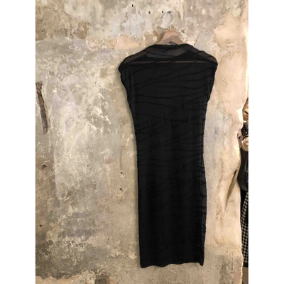 Pre-owned John Richmond Mid-length Dress In Black