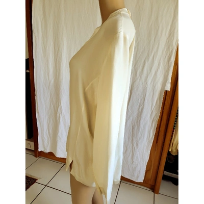 Pre-owned Marc Jacobs Silk Tunic In Beige