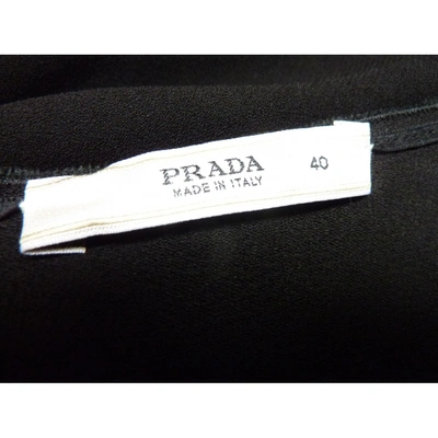 Pre-owned Prada Mid-length Dress In Black