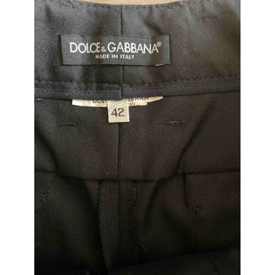 Pre-owned Dolce & Gabbana Wool Bermuda In Black