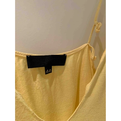 Pre-owned Costume National Camisole In Yellow