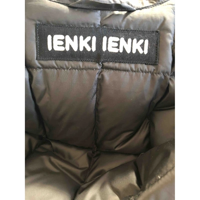 Pre-owned Ienki Ienki Black Coat