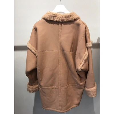 Pre-owned Zimmermann Beige Shearling Coat