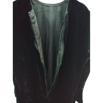 AKRIS Pre-owned Velvet Mid-length Dress In Black