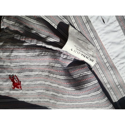 Pre-owned Burberry Shirt In Grey