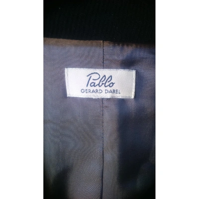 Pre-owned Pablo Wool Coat In Black