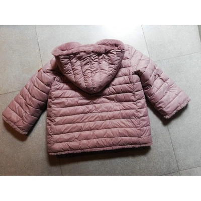 Pre-owned Save The Duck Faux Fur Jacket In Pink