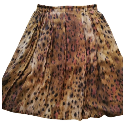 Pre-owned Roseanna Mini Skirt In Brown