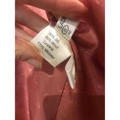 Pre-owned Etienne Aigner Silk Mid-length Dress In Pink