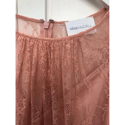 Pre-owned Alice Mccall Pink Dress
