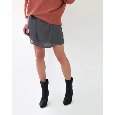 Pre-owned Swildens Mini Skirt In Grey