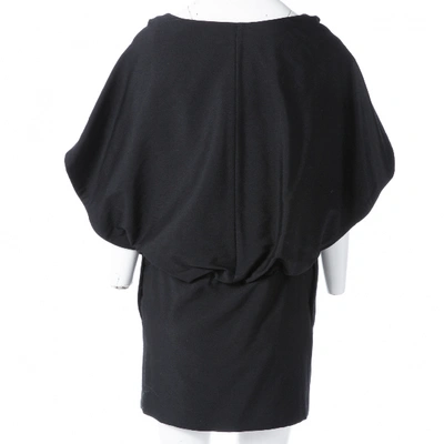 Pre-owned Chloé Wool Mid-length Dress In Black