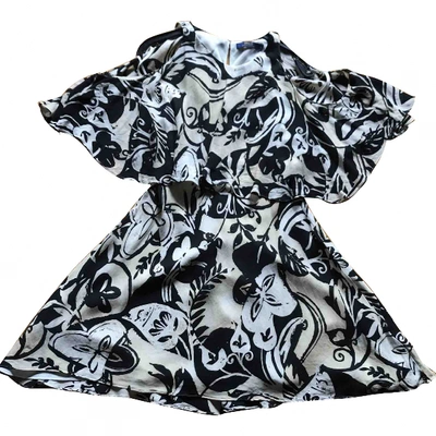 Pre-owned Polo Ralph Lauren Ecru Silk Dress