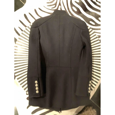 Pre-owned Pierre Balmain Black Wool Jacket