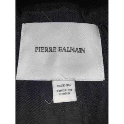 Pre-owned Pierre Balmain Black Wool Jacket