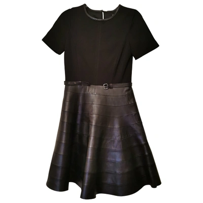 Pre-owned Karl Black Leather Dress