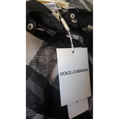 Pre-owned Dolce & Gabbana Silk Shirt In Grey