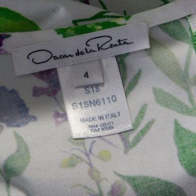 Pre-owned Oscar De La Renta Multicolour Cotton Dress