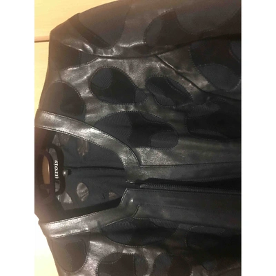 Pre-owned Jitrois Leather Short Vest In Black