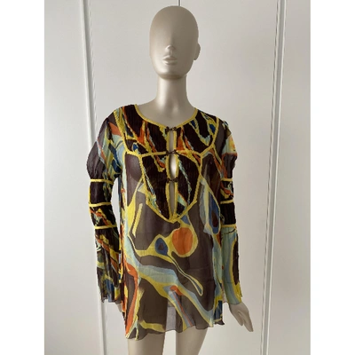 Pre-owned Missoni Silk Blouse In Multicolour