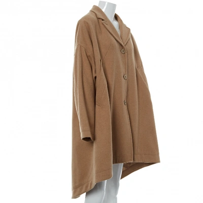 Pre-owned Maison Margiela Camel Wool Coat