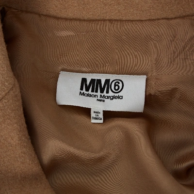 Pre-owned Maison Margiela Camel Wool Coat