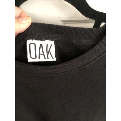 Pre-owned Oak Black Cotton Top
