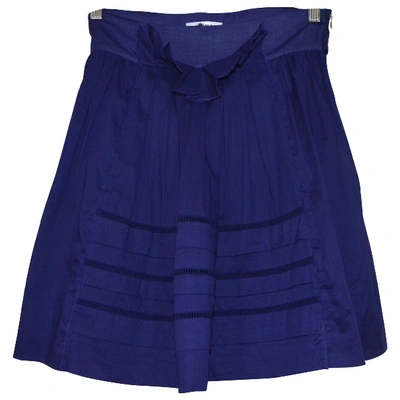 Pre-owned Sonia By Sonia Rykiel Mini Skirt In Blue