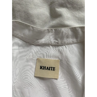 Pre-owned Khaite White Cotton  Top