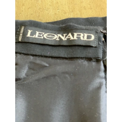 Pre-owned Leonard Black Silk Skirt
