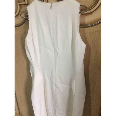 Pre-owned Agnona Wool Mid-length Dress In White