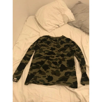 Pre-owned A Bathing Ape Green Cotton  Top