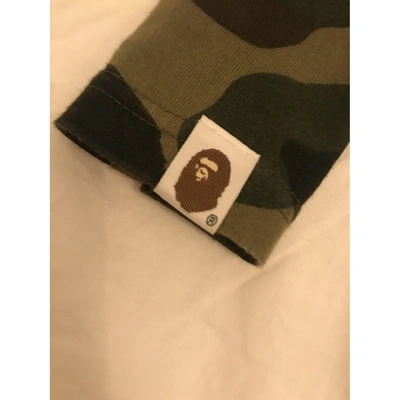 Pre-owned A Bathing Ape Green Cotton  Top