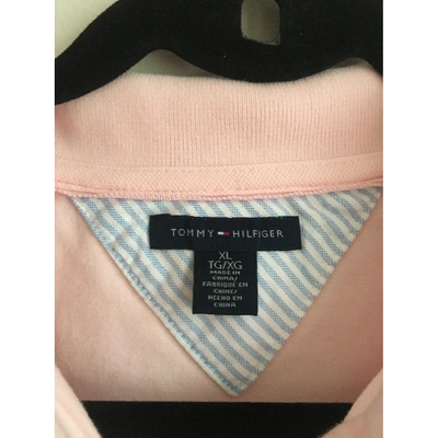 Pre-owned Tommy Hilfiger Pink Cotton Top