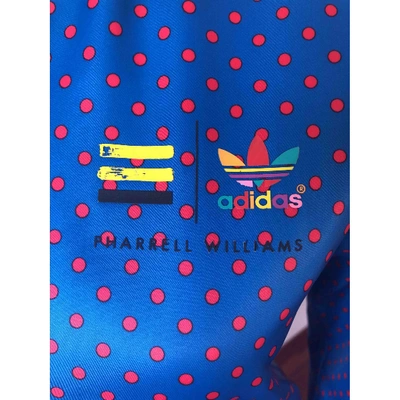 Pre-owned Adidas X Pharrell Williams Blue Jacket