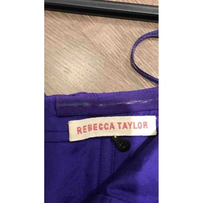 Pre-owned Rebecca Taylor Mid-length Dress In Purple