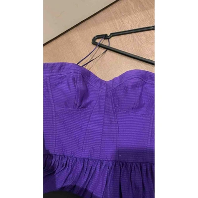 Pre-owned Rebecca Taylor Mid-length Dress In Purple