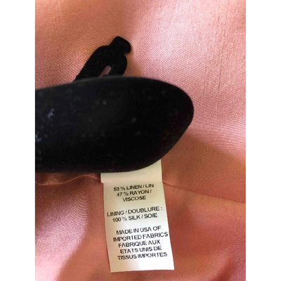Pre-owned Marc Jacobs Linen Blazer In Pink