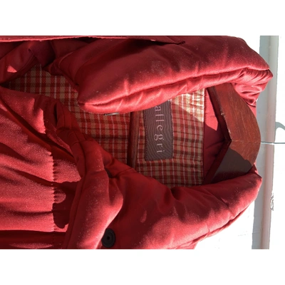 Pre-owned Allegri Red Polyester Jacket