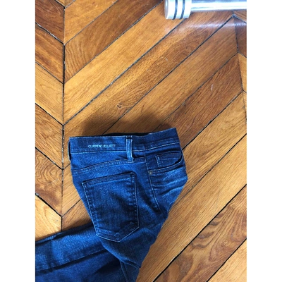 Pre-owned Current Elliott Blue Denim - Jeans Jeans
