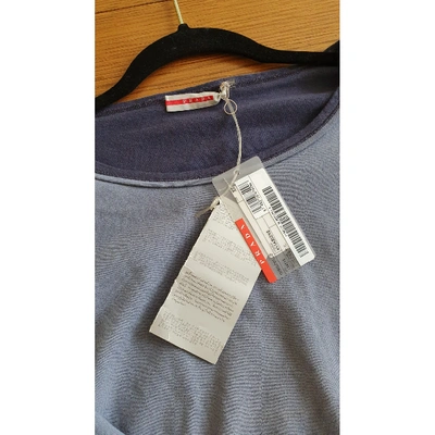 Pre-owned Prada Grey Cotton  Top