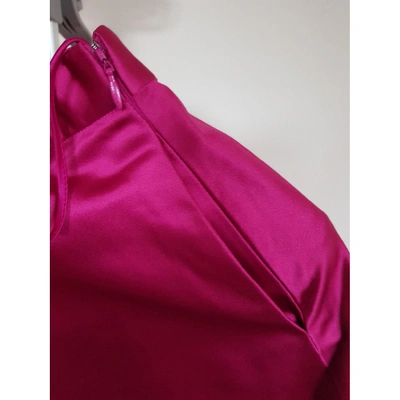 Pre-owned Ralph Lauren Silk Mid-length Skirt In Pink