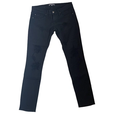 Pre-owned Iro Slim Jeans In Black