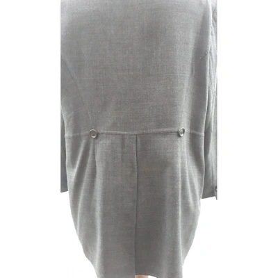 Pre-owned Akris Wool Blazer In Grey
