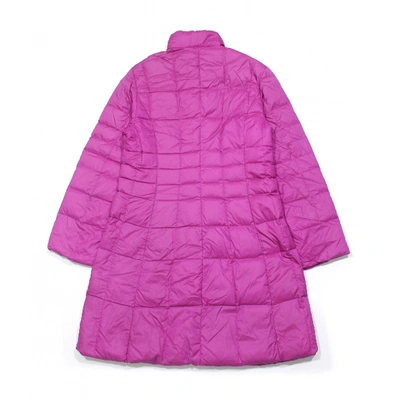 Pre-owned Moncler Long Pink Coat