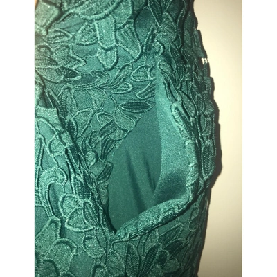 Pre-owned Club Monaco Lace Mid-length Dress In Green