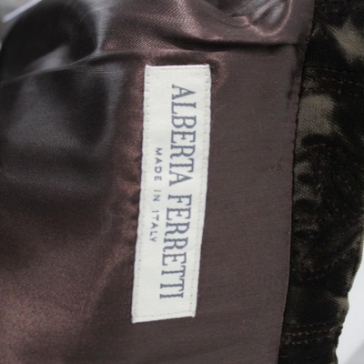 Pre-owned Alberta Ferretti Brown Velvet Jacket