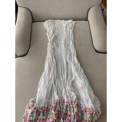Pre-owned Jen's Pirate Booty White Cotton Dress