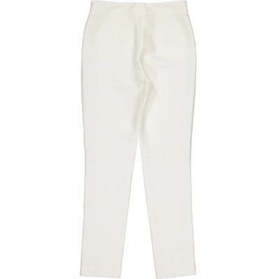 Pre-owned Giambattista Valli Chino Pants In White