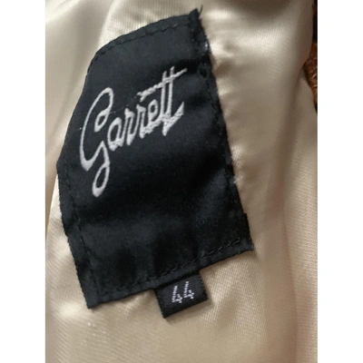 Pre-owned Garrett Leight Leather Biker Jacket In Other